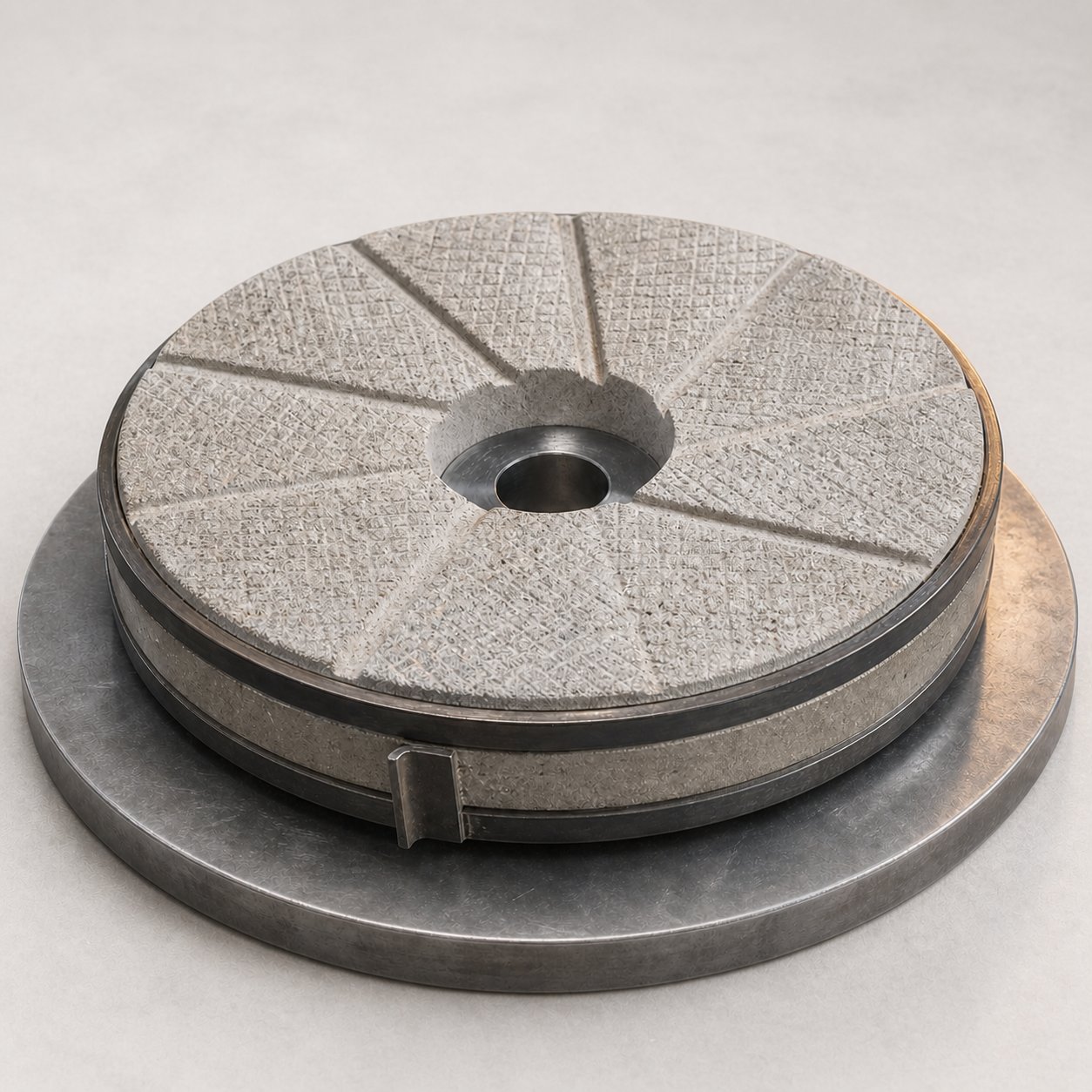Emery grinding stone