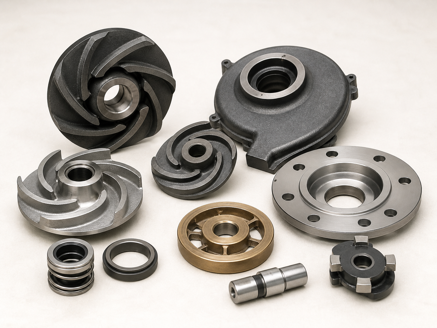 Pump impellers and replacement spares
